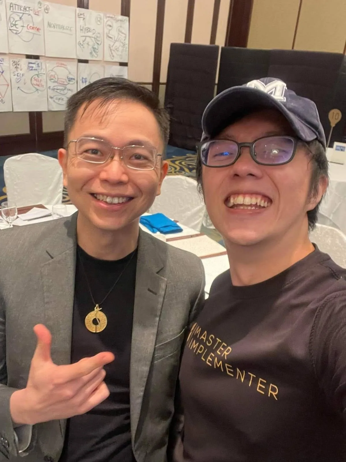 With Stuart Tan